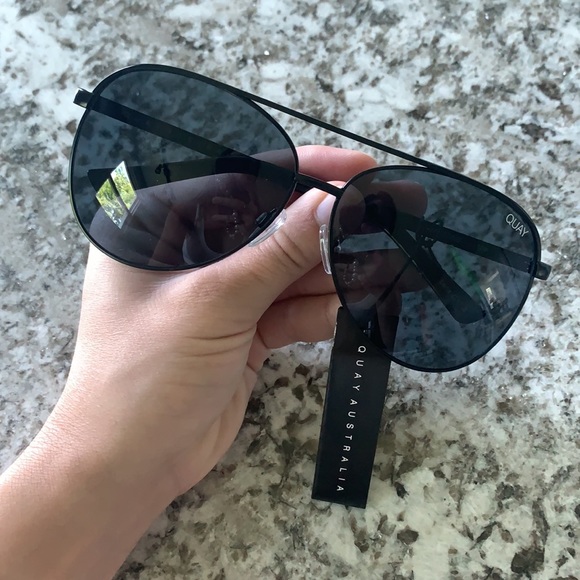 Quay Australia Black Aviators